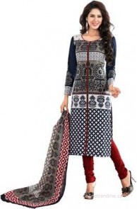Suhanee Cotton Printed Salwar Suit Dupatta Material(Un-stitched)